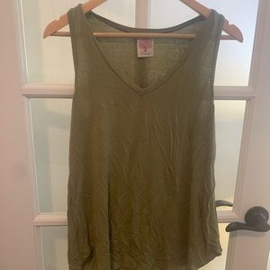 V Neck Freeloader Tank Top